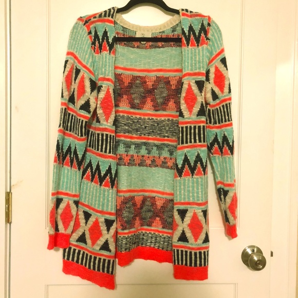 Pink Lily Boutique Sweaters - NWOT Pink Lily Boutique Aztec Cardigan